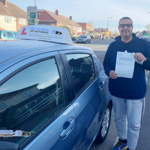 Official DVSA-approved driving school car for Pro School of Motoring serving South West London.